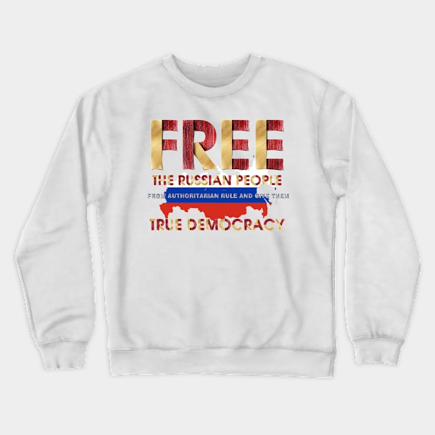 Free Russian People Crewneck Sweatshirt by teepossible